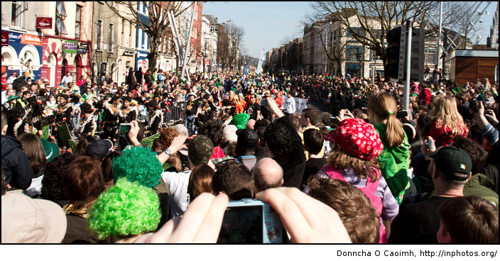 patricks day crowds
