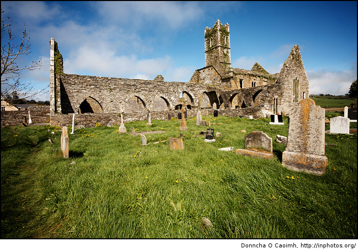 Timoleague Abbey and graveyard