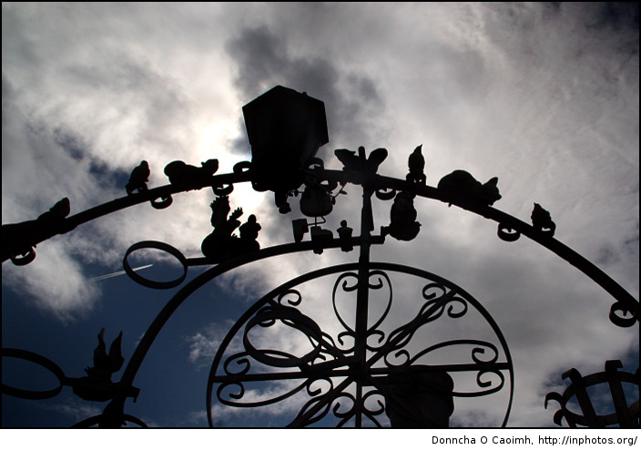 Gate in Silhouette