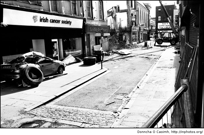 Castle Street in Ruins