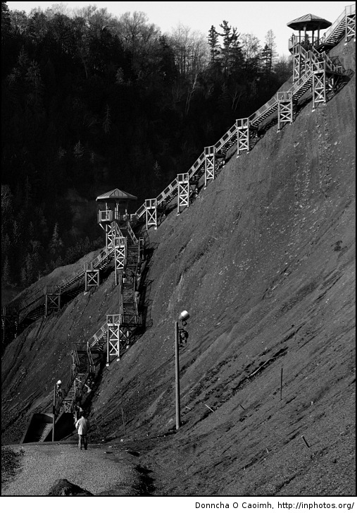 Steps to Montmorency Falls