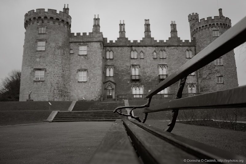 Kilkenny Castle and Bench
