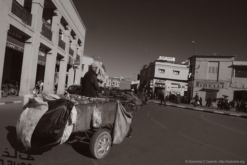 Traffic in Marrakesh