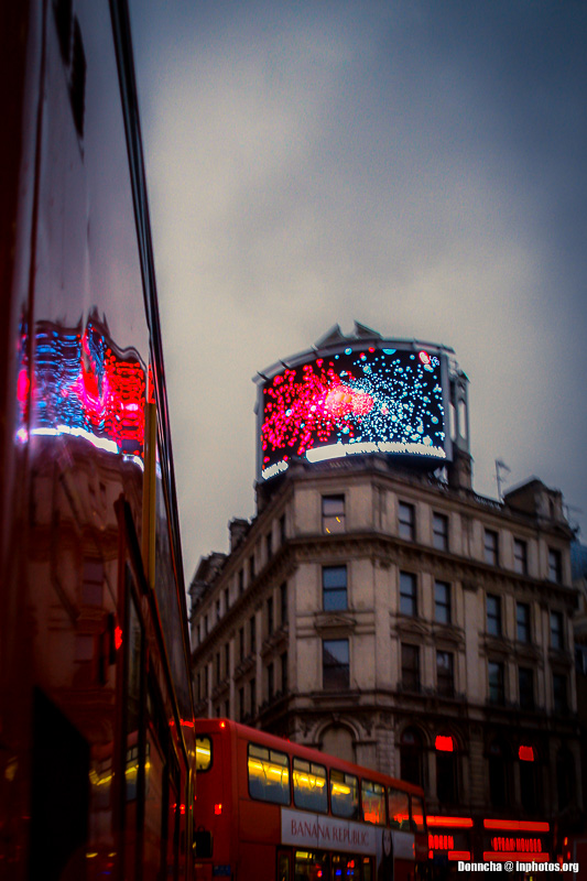 The bright lights of London