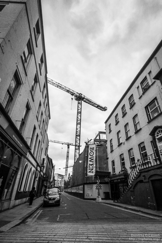 Construction on Academy Street, Cork