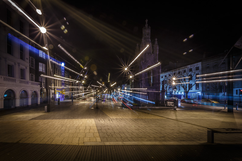 Light Trails Through The Grand Parade