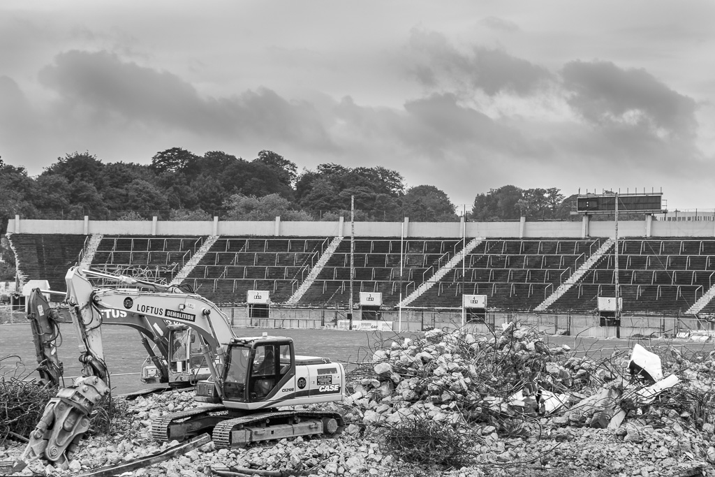 The demolition of Pairc Ui Chaoimh