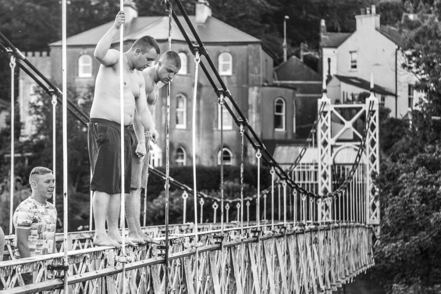 Jumping off the Shakey Bridge
