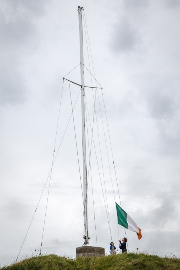 Lowering the Flag