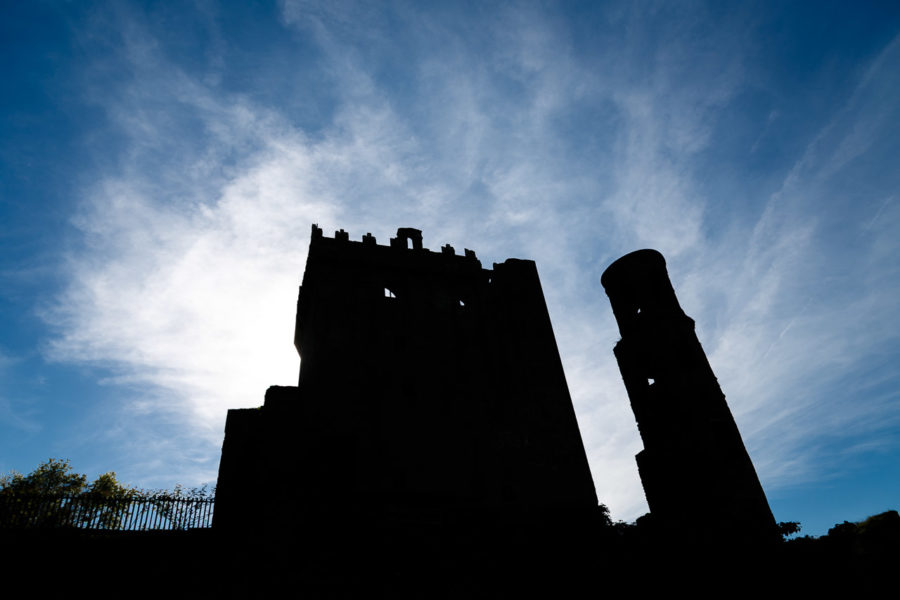 Blarney Castle in Silhouette